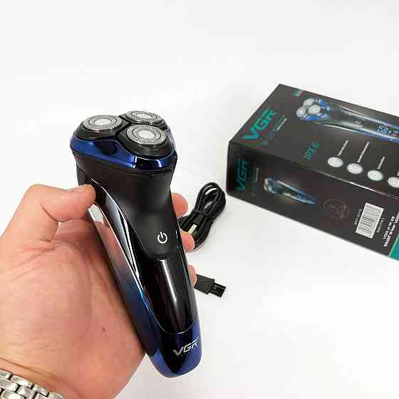 Акумуляторна машинка для стрижки, Професійна бритва для волосся, Вологостійка електрична бритва HD-59 Львів