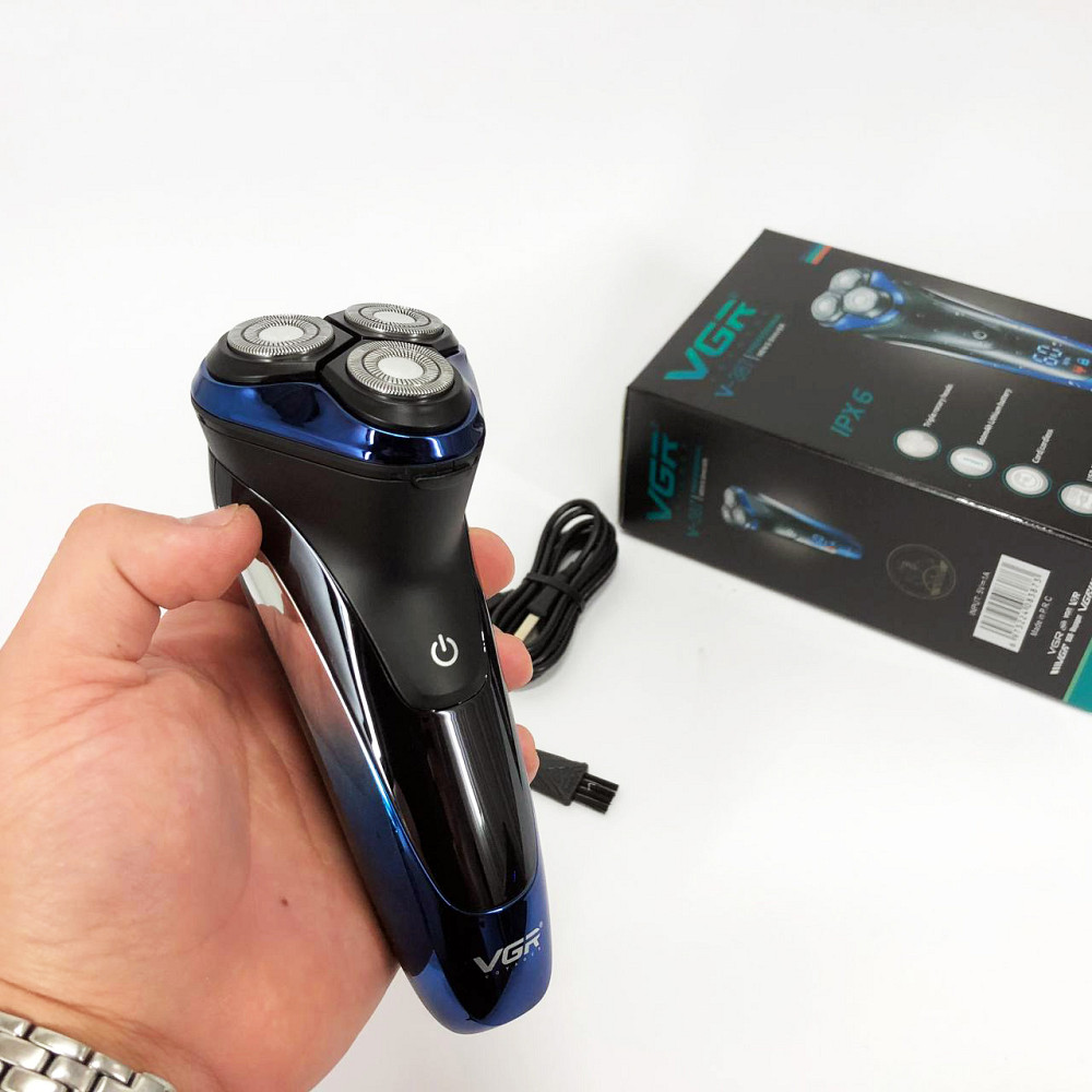 Акумуляторна машинка для стрижки, Професійна бритва для волосся, Вологостійка електрична бритва HD-59 Львів - фото 1