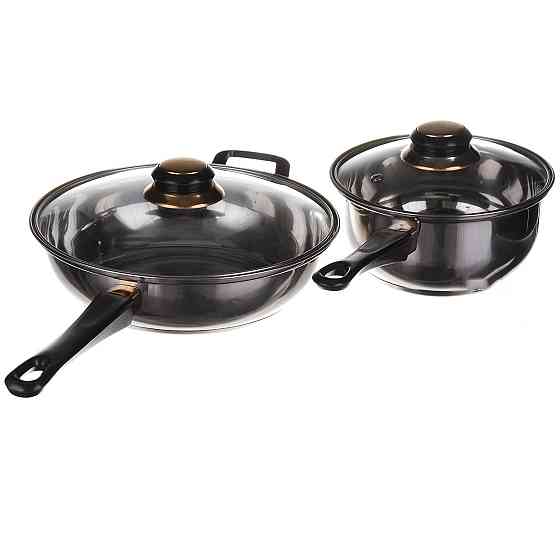 Набір каструль з кришками A-plus 9036, 12 предметів Винница