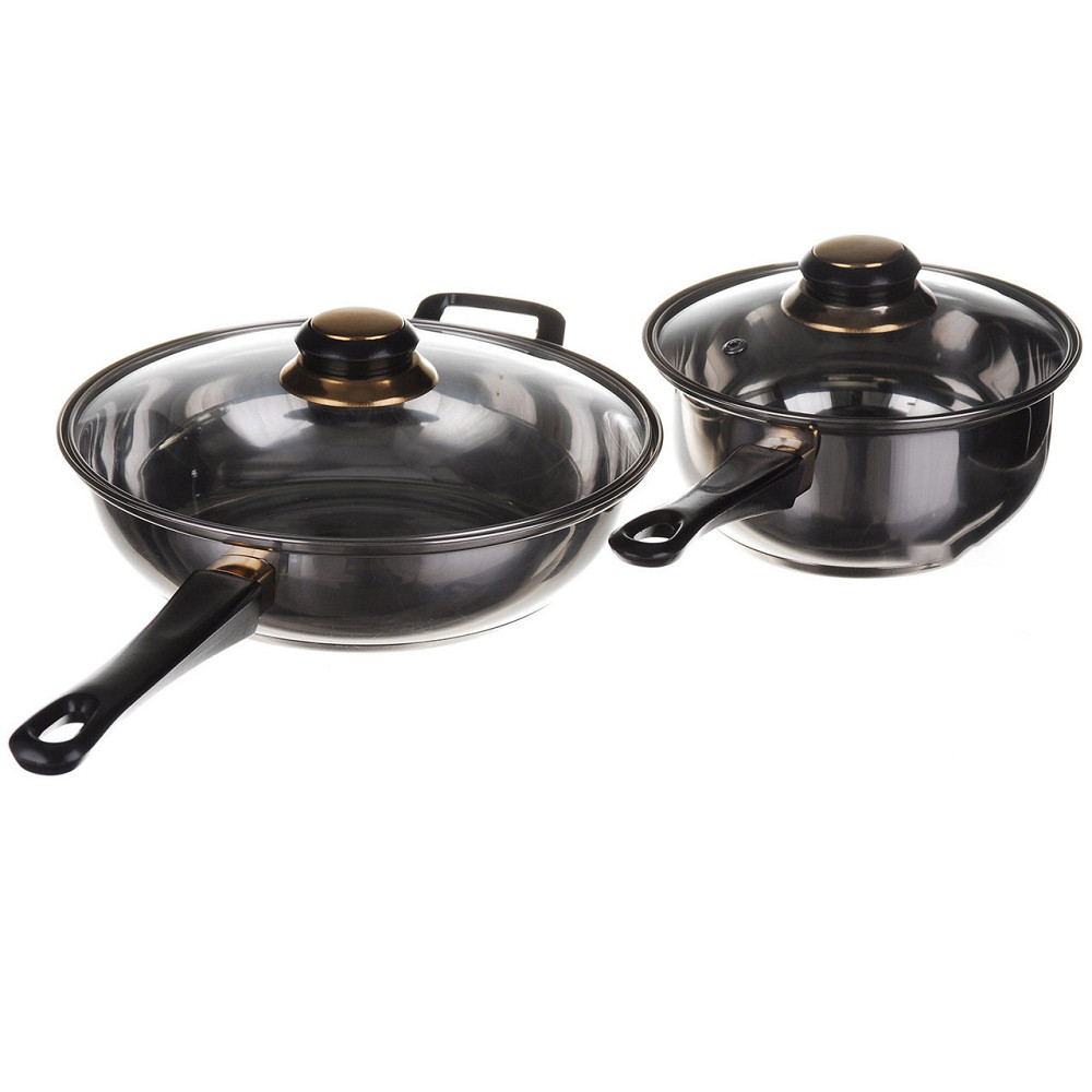 Набір каструль з кришками A-plus 9036, 12 предметів Винница - изображение 4