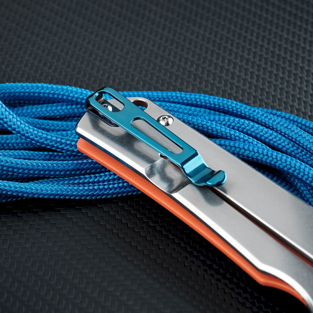 Ніж складаний туристичний Ruike P801-J, (8.6 см) 14C28N /  G10 помаранчевий Київ - фото 17