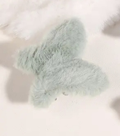 Шпилька крабік із хутра 