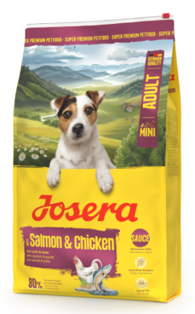 Сухой корм Josera Mini Salmon&Chicken (Йозера Мини) с аппетитным соусом для привередливых собак, 10 кг Винница