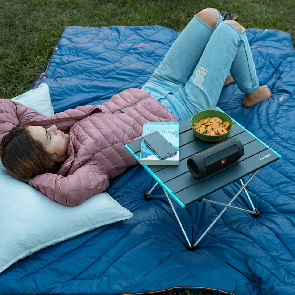 Стіл розкладний Naturehike NH19Z008-Z, алюміній, Розмір S, чорний Київ - фото 7