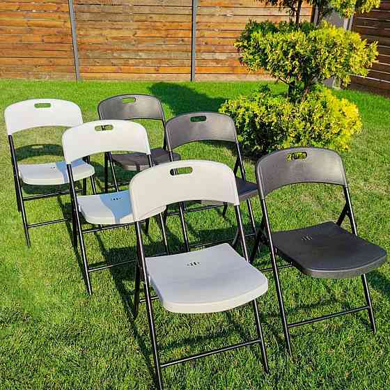 Складний стілець 46х52х79см Білий SW-00001609 Київ