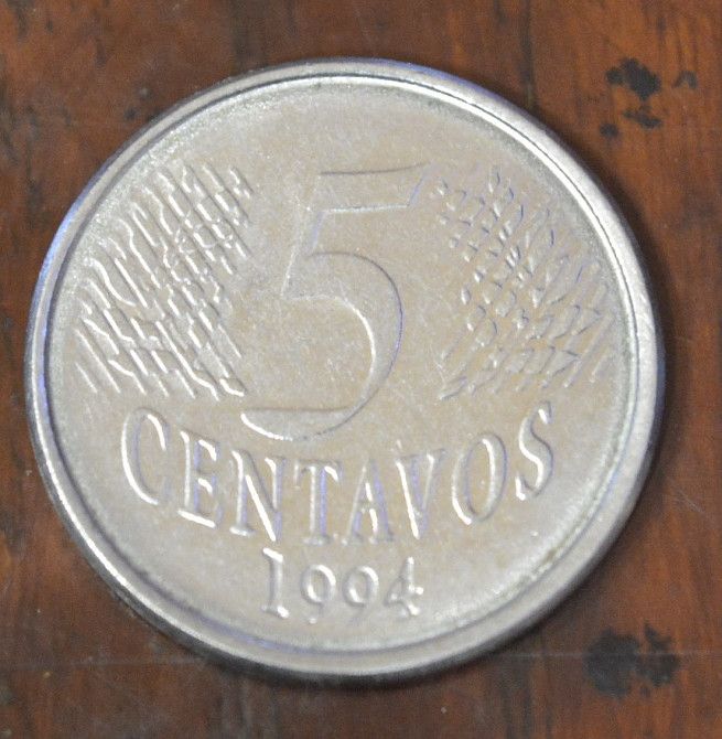 Бразилія 5 сентаво 1994,96 р. (БС) Полтава - фото 1