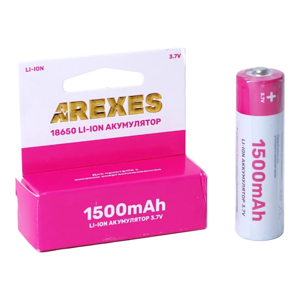 Акумулятор Arexes Li-ion 18650 3.7v 1500mah Дніпро - фото 1