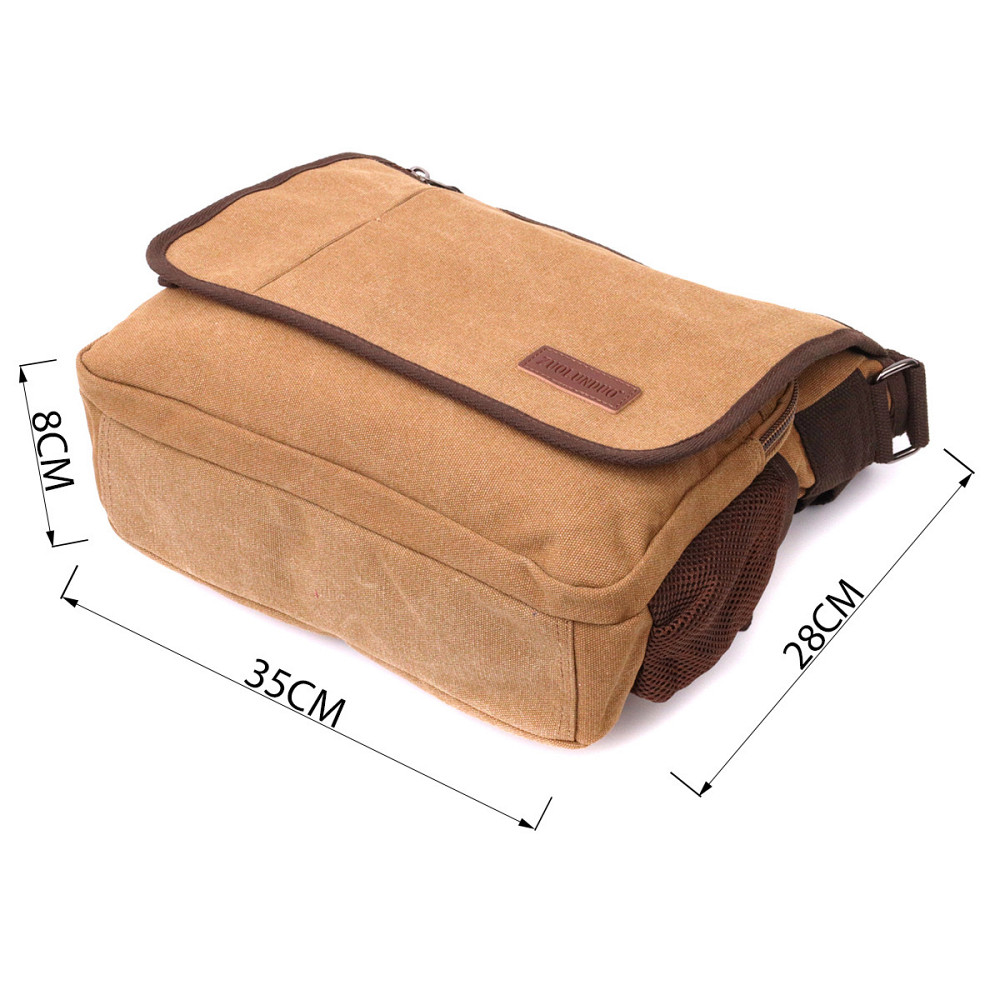 Вместительная текстильная сумка для ноутбука 13