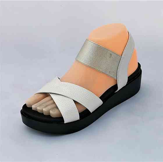 Жіночі Сандалії Босоніжки Білі Гумка Літня Взуття (розміри: 37,38) - 0-4 Дніпро