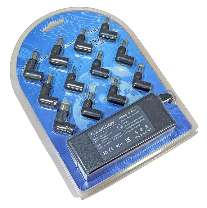 Универсальный Блок питания для ноутбука 90W 15-20V 6A с 12 насадками Винница - изображение 1