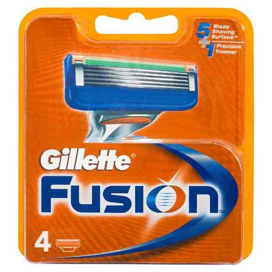 Змінні касети для гоління Gillette Fusion 4 шт Київ