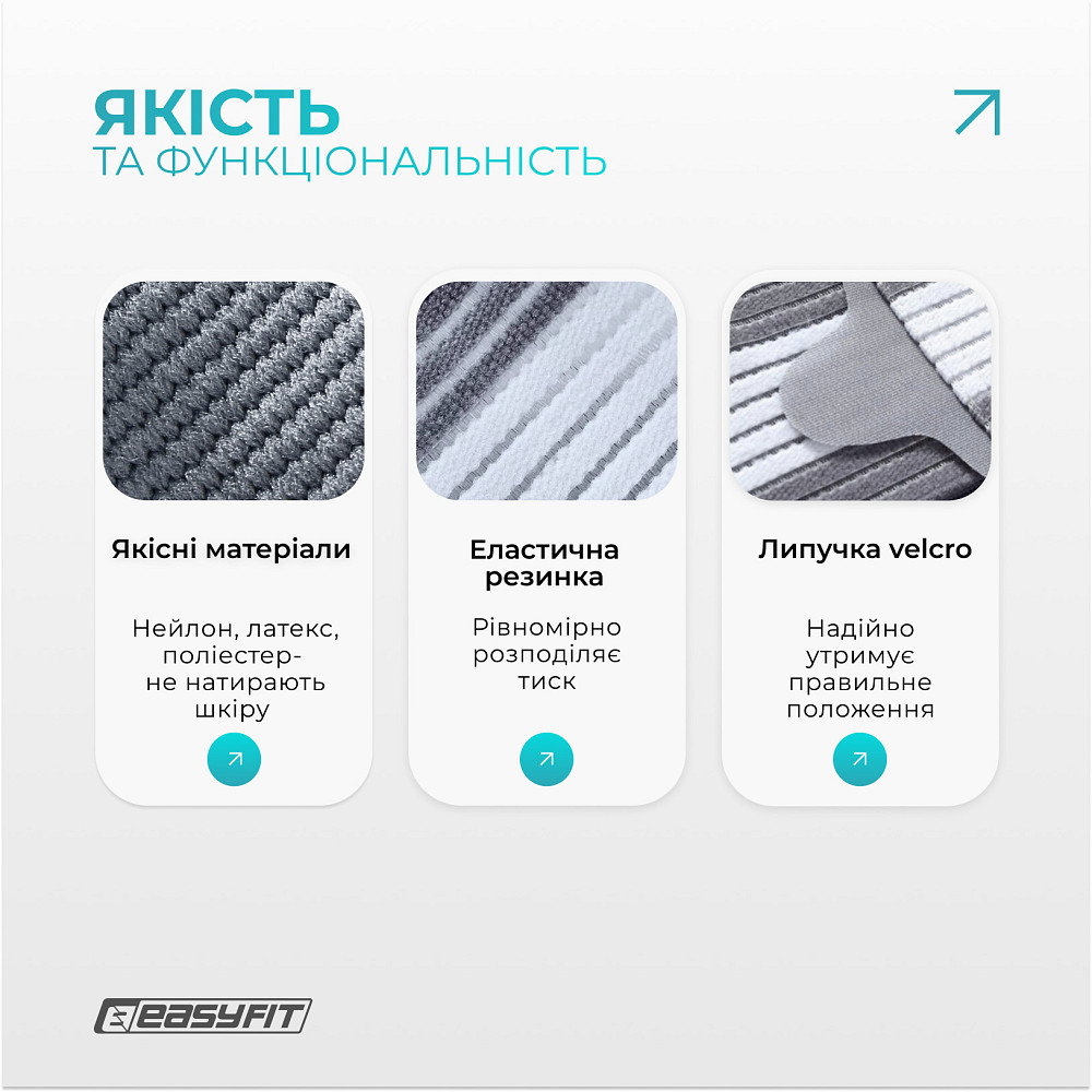 Бандаж на кисть руки EasyFit Flex з фіксуючим ременем (S) Коломыя - изображение 3
