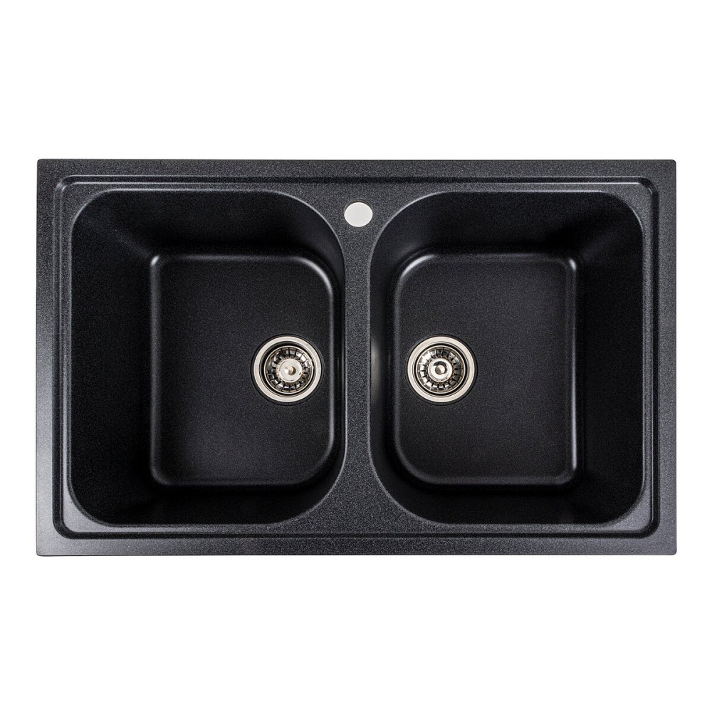 PLATINUM Гранітна мийка для кухні Platinum 7950 Equatoria матовий Карбон Київ - фото 1