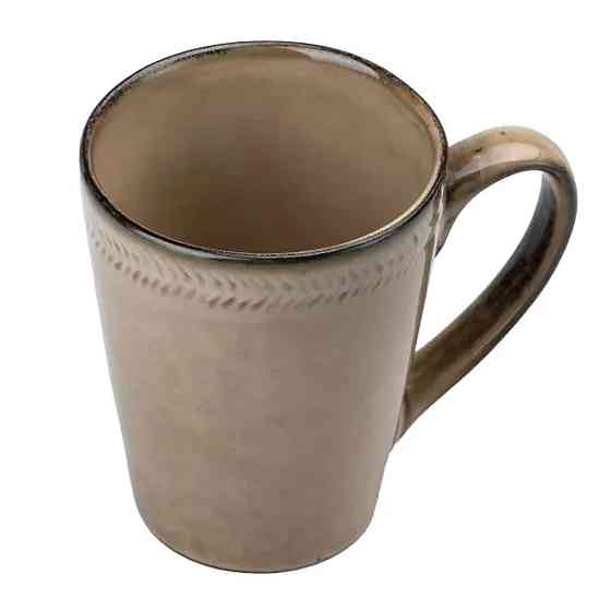 Чашка порцелянова 300 мл для чаю та кави бежева HP23383 Коломия