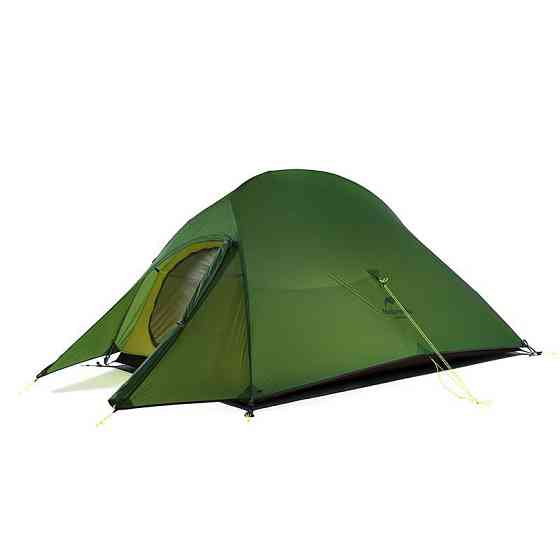 Надлегкий двомісний намет з футпринтом Naturehike Cloud Up 2 Updated NH17T001-T 210T (Темно-зелений) Вінниця