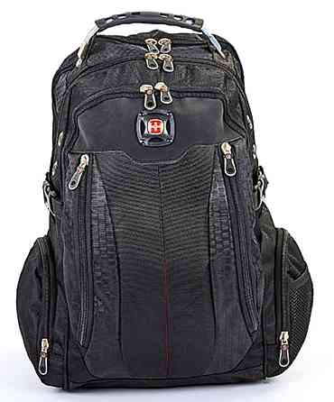 Рюкзак спортивный SWR 7620-1 30л 44x32x13 черно-серый Киев