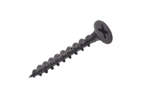 Саморіз для гіпсокартону 3,9*65 для дерева фосфатований (пач 50 шт.) APRO Рівне - фото 1