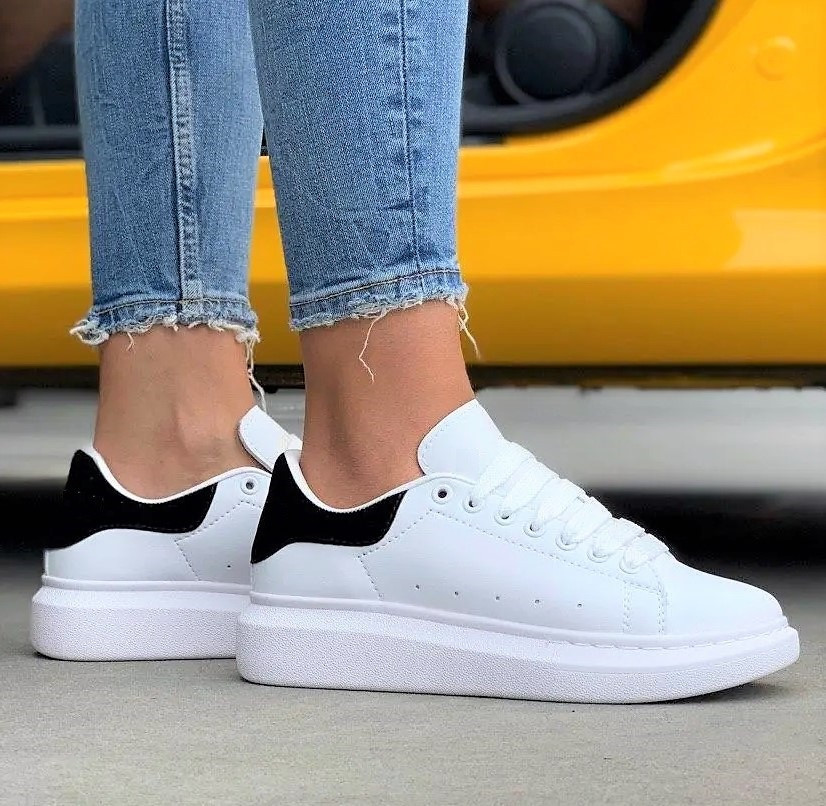 .Жіночі зимові Кросівки Білі Сліпони з МЕХОМ Мокасини A!exander Mc@ueen (розміри: 36) — 205 Дніпро - фото 2