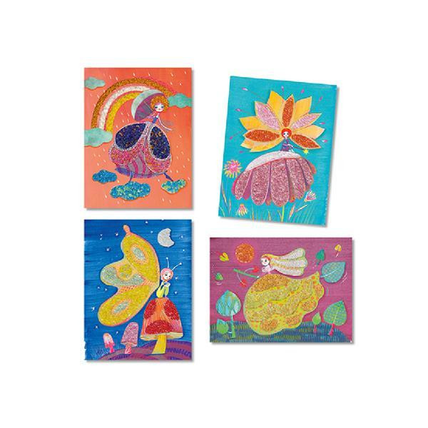 Набір для малювання блискітками Djeco Казкова країна (DJ09409) Харків - фото 12