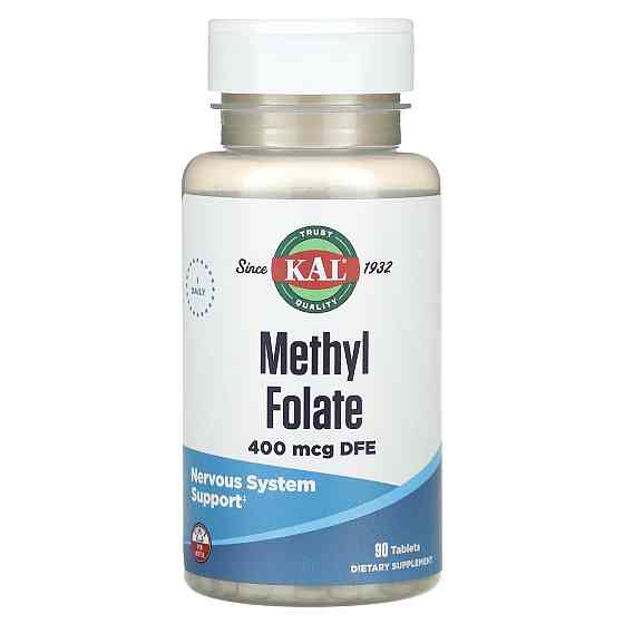 Метилфолат (Methyl folate), KAL, 400 мкг 90 таблеток Киев
