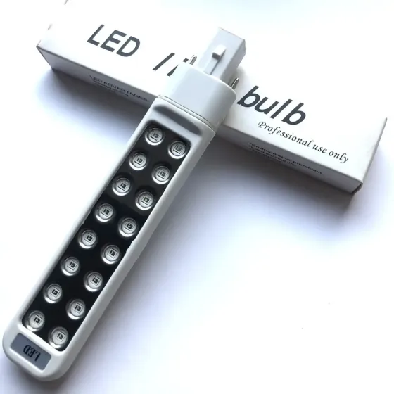 Сменная УФ Лед лампочка 9 ват, подходит на эллектронные и индукционные лампы Киев