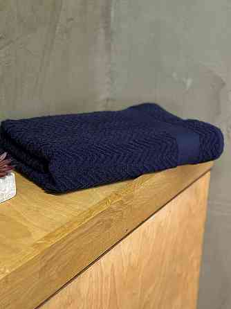 Ecotton Рушник Ecotton 70х130 см махровий темно-синього кольору Dark Blue Коломыя