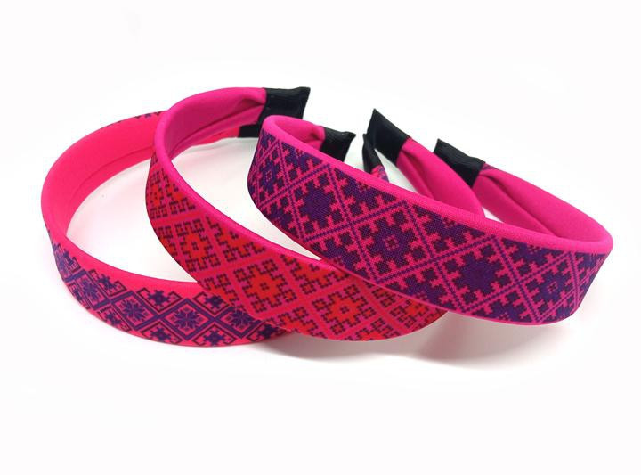 Обруч для волосся 2022 Український орнамент Київ - фото 1