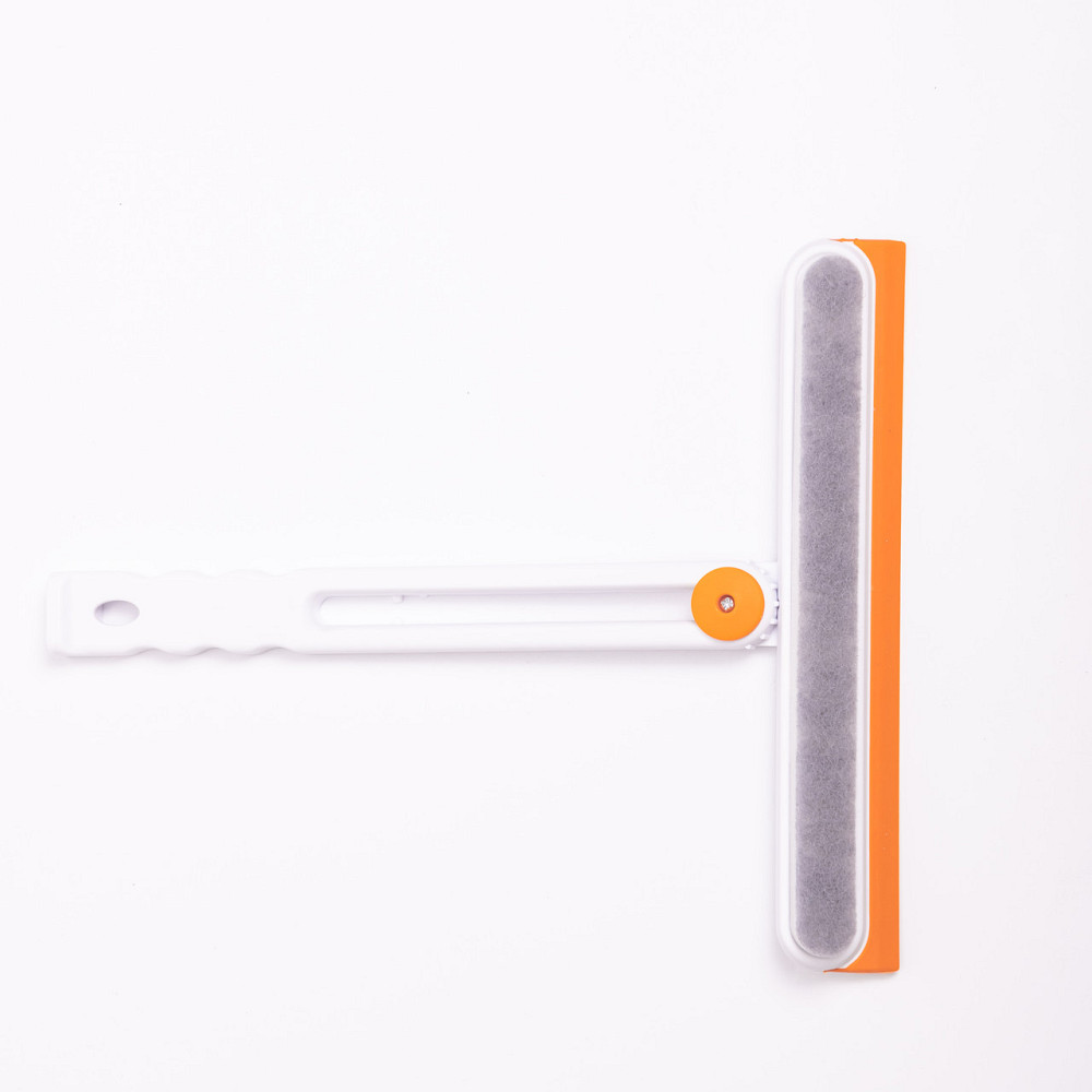 Household Скребок для миття скла складний з абразивною губкою та гумовим лезом для вікон дзерка Киев - изображение 2