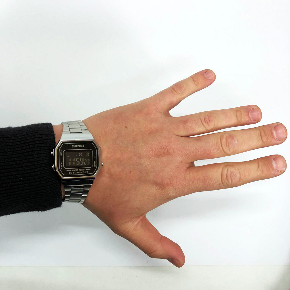 Часы Ретро мужские SKMEI 1647SI, Часы квадратные Ретро Классик часы скмей AP-98 Львов - изображение 17