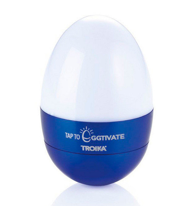 Светильник-ночник с LED-таймером Troika Eggtivate с датчиком вибрации (Синий) Винница - изображение 1