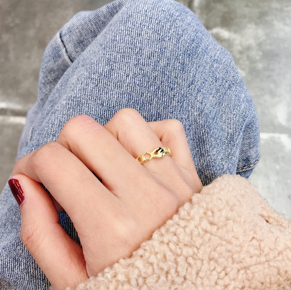 Срібна каблучка   "Бджола і соти" 167116EN16 MasterSem Київ - фото 7