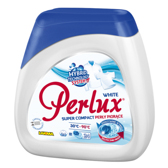 Капсули для прання PERLUX WHITE 24шт Київ
