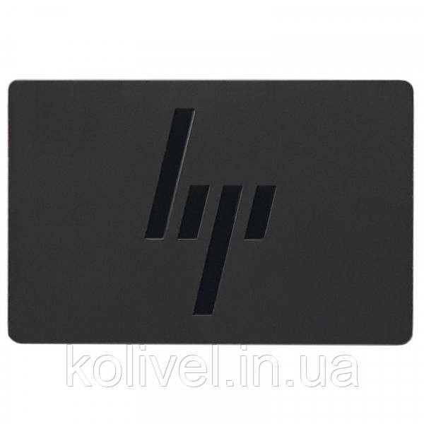 Наклейка на ноутбук HP металева 65х45 мм, темні літери (235562) Киев - изображение 1