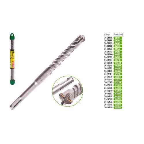 Бур по бетону SDS-plus S4 QUADRO 18x310мм Alloid Одеса