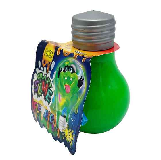 В'язка маса лампочка Fluoric "Crazy Slime" SLM-07-01U світиться в темряві Зелений Вінниця