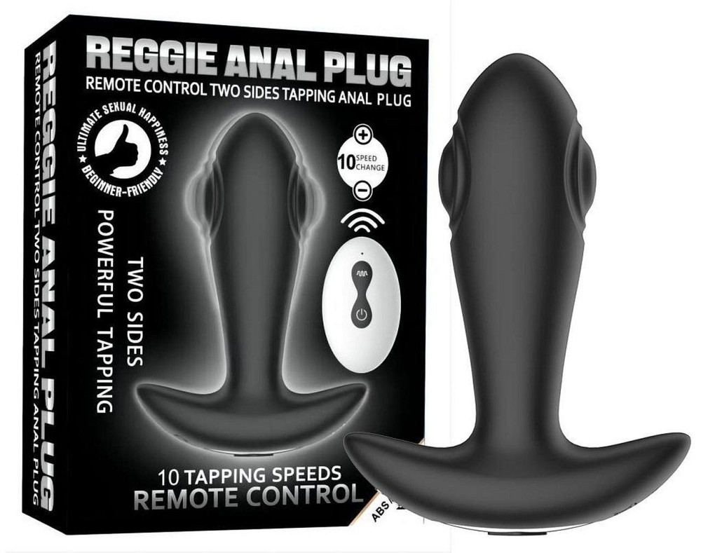 Анальна пробка - Dual Tapping Anal Plug Sex Aura Київ - фото 9