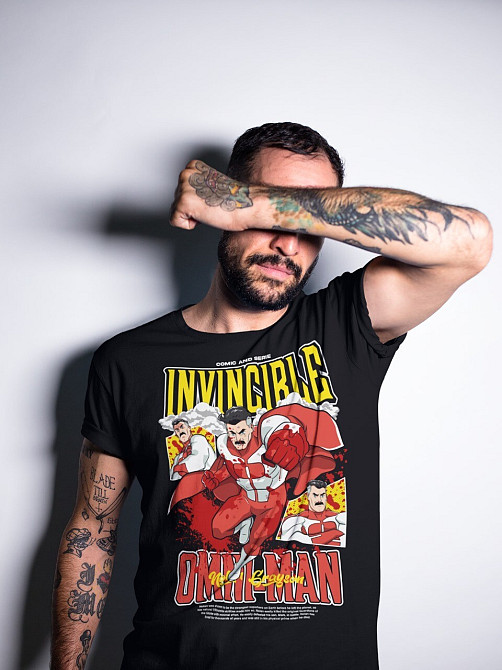 Футболка чоловіча з аніме принтом Емповермент Лгбтк Суппорт Пріде оверсайз (S/M/L) Чорний AnimeJ0440 Дніпро - фото 10