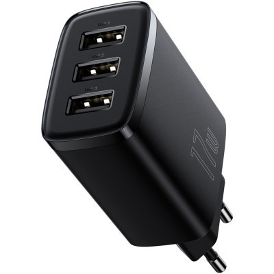 Зарядное устройство Baseus Compact Charger 3U Black (CCXJ020101) Винница - изображение 4