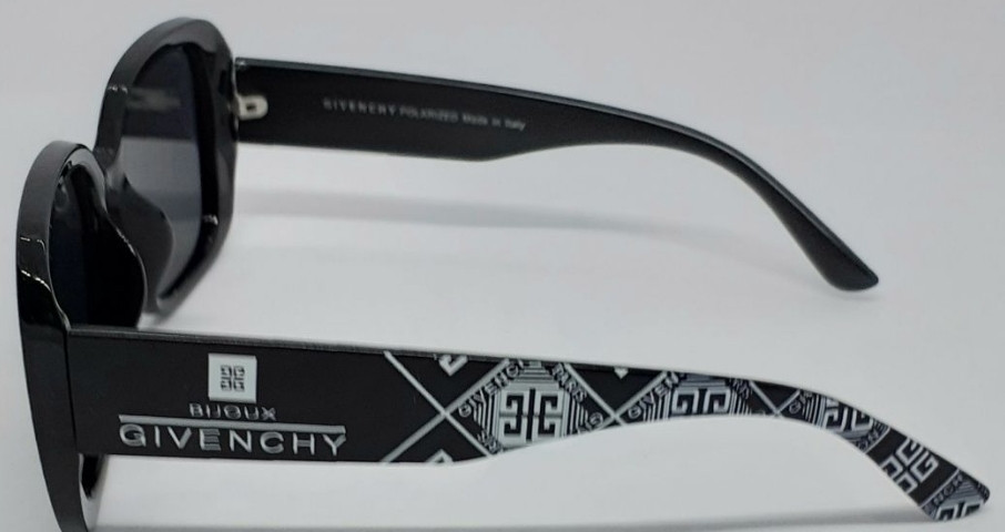 Жіночі брендові окуляри чорні із сірим логотипом поляризовані. Київ - фото 5