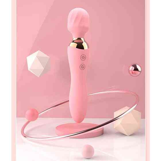 Двосторонній вібратор Night stories USB - Рожевий - Вібратори Вінниця