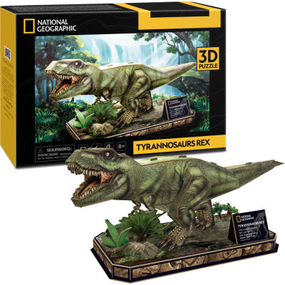 Пазл Cubic Fun 3D National Geographic Dino Тиранозавр Рекс (DS1051h) Винница - изображение 6
