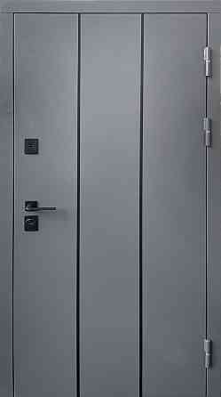 Дверь уличная Форт-М модель Милан ТЕРМОРАЗРЫВ антрацит/белое дерево 860 Киев