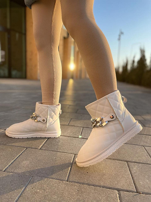 Lonza Угги жіночі LONZA бежеві натуральна шкіра висота 13 см розмір 41 (218-28F 4889) Коломия - фото 7