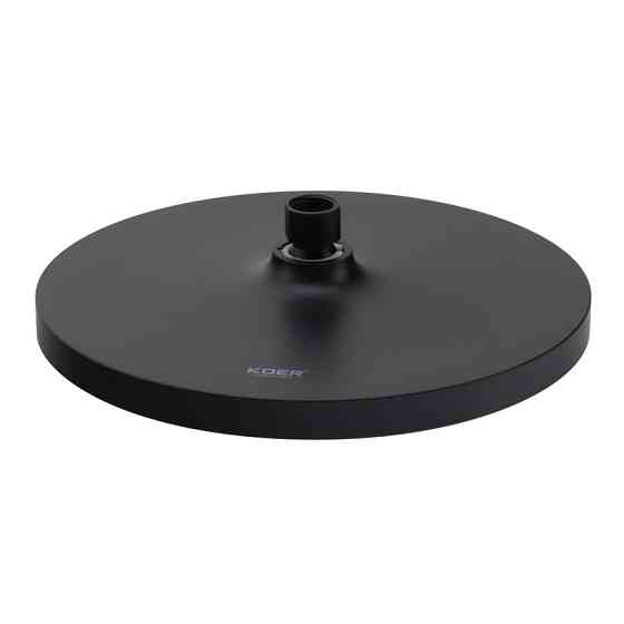 Душова колонна Koer KB-57029-05 з термостатичним змішувачем, 3 функції, чорний колір (KR5491) Харків