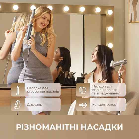 Фен Dreame Pocket Pro 5in1 Titanium (AHD51PRO_T5) ( 11424 ) Харків