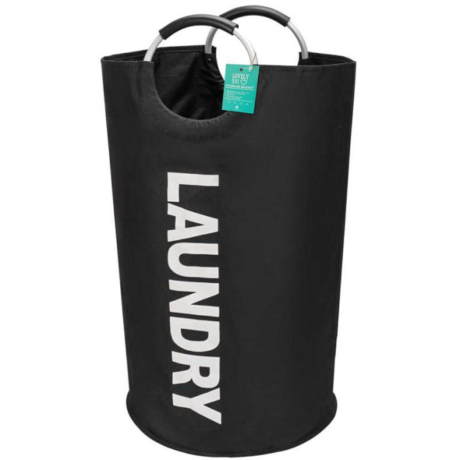 Корзина органайзер для вещей, игрушек Lovely Svi - 38 x 72 см (82 л) портативный водонепроницаемый - Черный Киев - изображение 1
