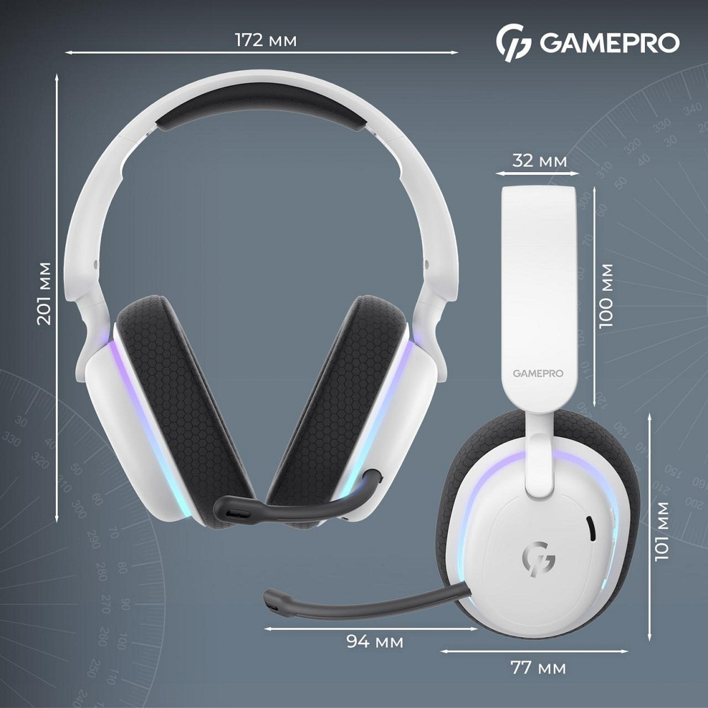 Гарнітура GamePro Asgard Bragi White (HSW250W) ( Білий ) Харків - фото 16