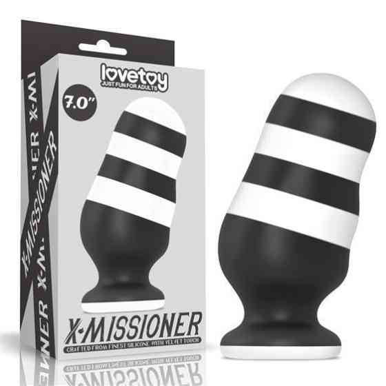 Анальна пробка - X-Missioner Butt Plug 7" Sex Aura Київ