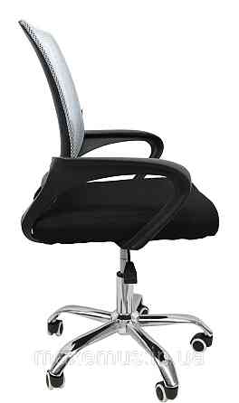 Офисное кресло для работы за компьютером B-619 ортопедическое кресло для дома и офиса синий серый Мостиска