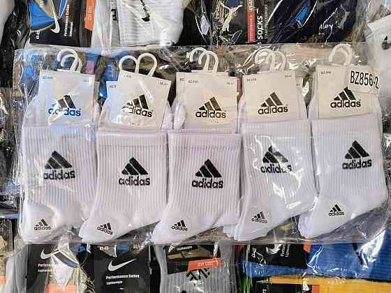 Набор качественных мужских носков средней висоты хлопок 3 штук Адидас ADS3 Киев